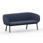 Canapé droit tapissé Bleu - Must - L160xH85xP70
