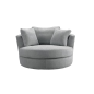 Fauteuil canapé IVORY Gris Fauteuil canapé IVORY Gris
