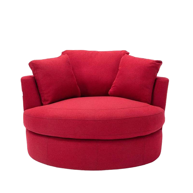 Fauteuil canapé IVORY Rouge 