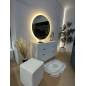 Coiffeuse California avec pouf
