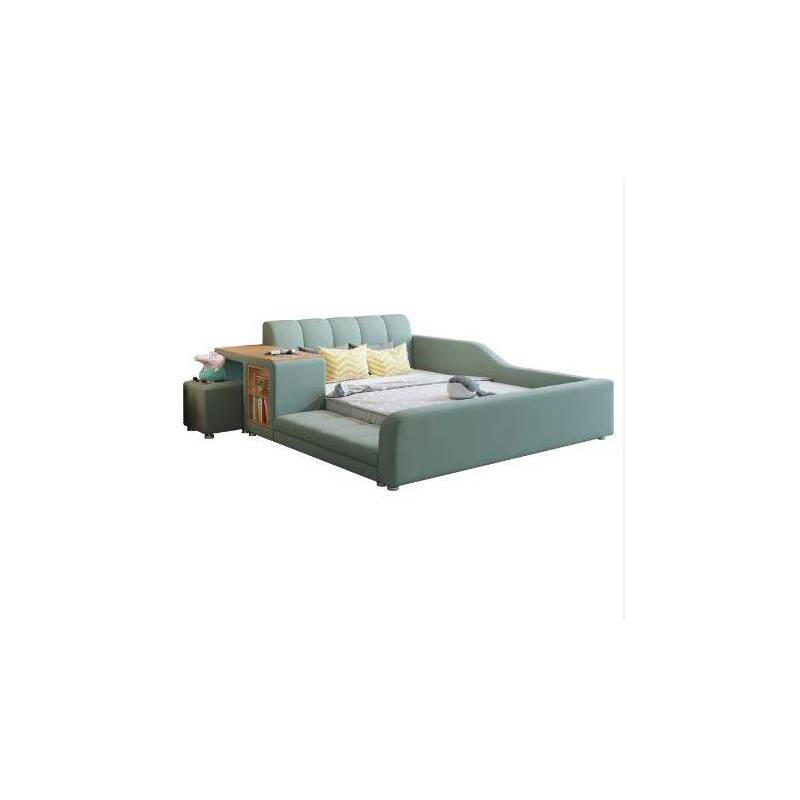 Lit adulte capitonnée Mexico - Bleu Lit adulte capitonnée Mexico - Bleu