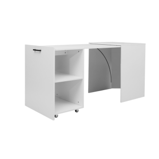 bureau pliable yris blanc Bois Mdf Stratifié