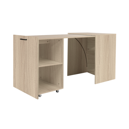 bureau pliable yris chêne Bois Mdf Stratifié