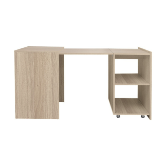 bureau pliable yris chêne Bois Mdf Stratifié