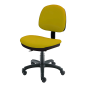 Chaise bureautique Brio Sans Accoudoirs JAUNE