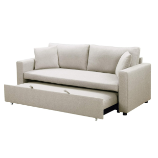 Canapé convertible Cécilia - 190*155 - Beige