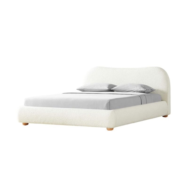 LIT CAPITONNÉ POUR ADULTE VENICE - BLANC