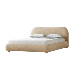LIT CAPITONNÉ POUR ADULTE VENICE - BEIGE