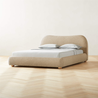 LIT CAPITONNÉ POUR ADULTE VENICE - BEIGE