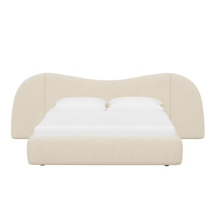 LIT CAPITONNÉ POUR ADULTE CAMILLIA -BEIGE