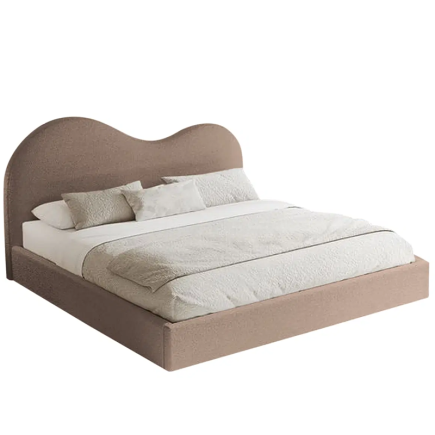 LIT CAPITONNÉ POUR ADULTE VALERIO - MARRON