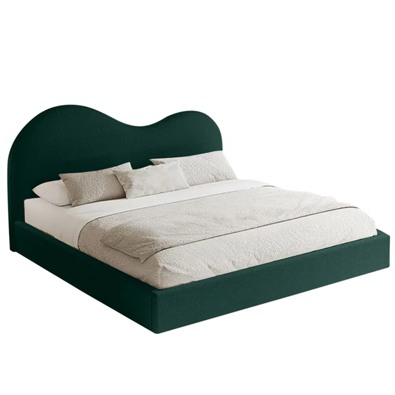 LIT CAPITONNÉ POUR ADULTE VALERIO - VERT