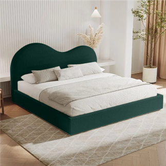 LIT CAPITONNÉ POUR ADULTE VALERIO - VERT