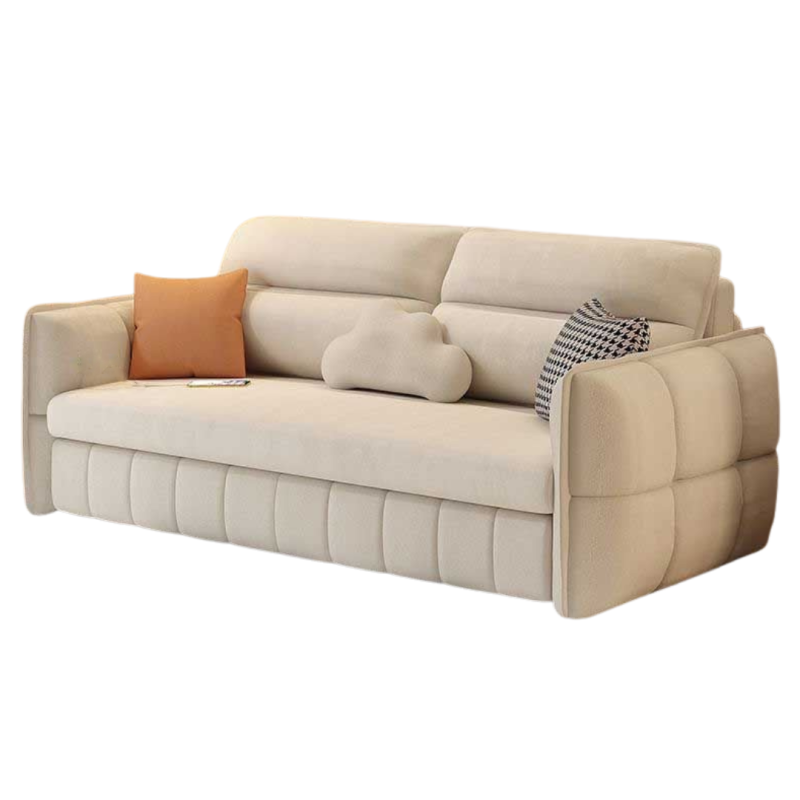 Canapé convertible 3 places prestigio beige