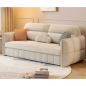 Canapé convertible 3 places prestigio beige