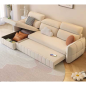 Canapé d'angle convertible Divano beige 