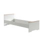 Chambre à coucher pour enfant Elyne - Bois MDF stratifié - Blanc