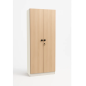 Armoire de rangement chêne sonoma et Blanc