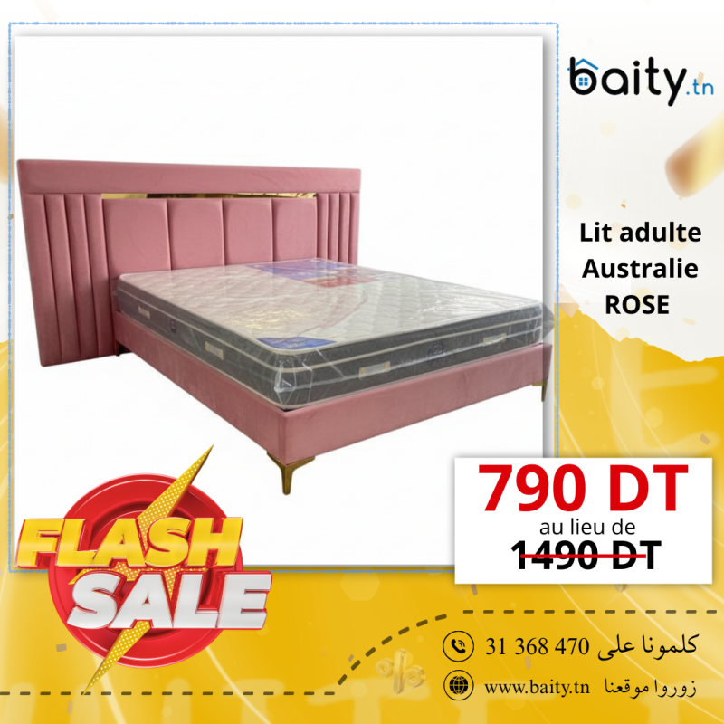 vente flash spécial white Friday lit adulte australie rose