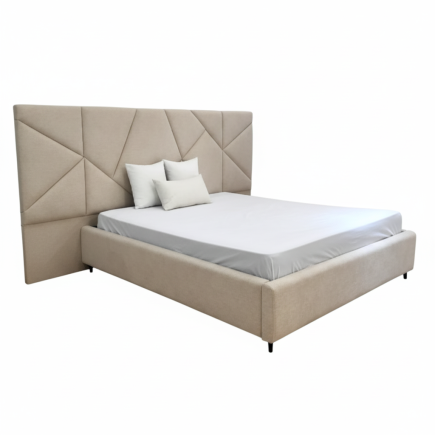 LIT CAPITONNÉ POUR ADULTE VALENCIA - BEIGE