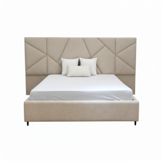 LIT CAPITONNÉ POUR ADULTE VALENCIA - BEIGE