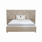 LIT CAPITONNÉ POUR ADULTE VALENCIA - BEIGE