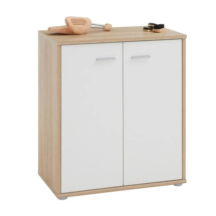 PORTE CHAUSSURES VALENTINA CHENE ET BLANC