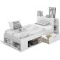 Lit enfant KAISER-Blanc-90*190cm Lit enfant KAISER-Blanc-90*190cm