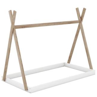 Lit cabane TIPI - BLANC _90 * 190 cm blanc