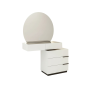 coiffeuse moderne Majesté blanc coiffeuse moderne Majesté blanc