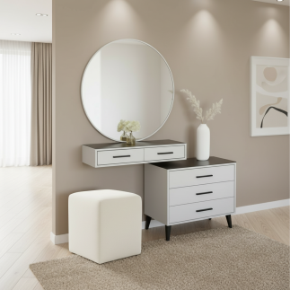 coiffeuse OPERA blanc