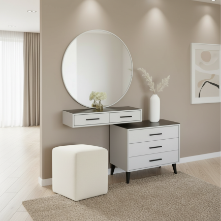 coiffeuse OPERA blanc