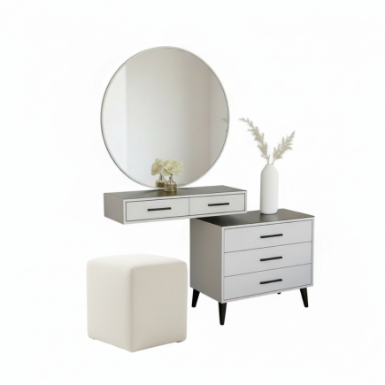 coiffeuse OPERA blanc