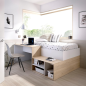 Lit Enfant Multifonction avec Bureau Intégré DODO  KIDS