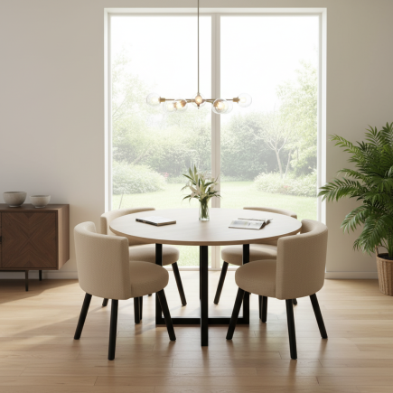 Table a manger avec 4 chaise PERLA