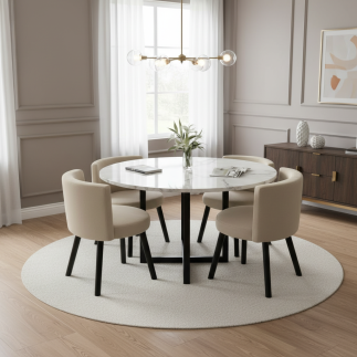 table a manger avec 4 chaise PERLA