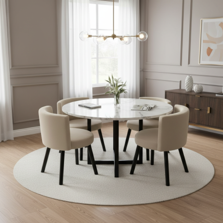 table a manger avec 4 chaise PERLA
