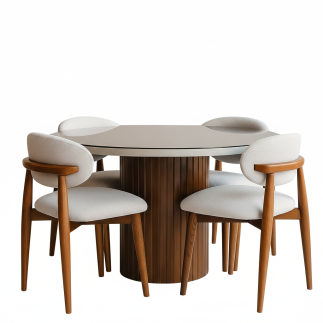 salle a manger Raffaëllo avec 4 chaise  