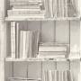 Papier peint Bibliothèque blanc gris - Reality 3 Réf 51151609