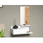 Meuble d’Entrée Moda - 60*100*35 - Bois MDF - Blanc Meuble d’Entrée Moda - 60*100*35 - Bois MDF - Blanc
