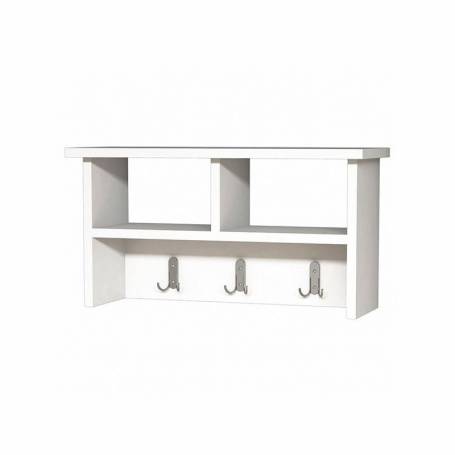 Porte Manteaux suspendu - 60*32*18 - Blanc 